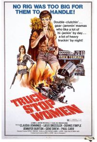 Stampa su tela Truck Stop Women 1974 Movie Poster
