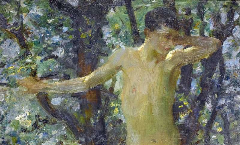 Tuke Henry Scott Half Length Study Of A Boy 1905 canvas print