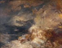 Turner A Disaster At Sea canvas print