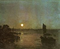 Turner Moonlight A Study At Millbank canvas print