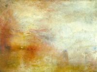 Turner Sun Setting Over A Lake canvas print