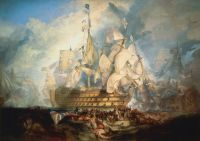 Turner The Battle Of Trafalgar canvas print