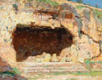 Tuxen Laurits Cave In Palestine
