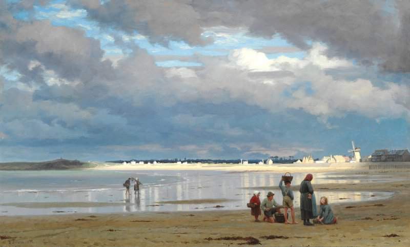 Tuxen Laurits Ebbe I Bretagne canvas print