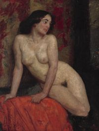 Tuxen Laurits Female Nude 1911 canvas print