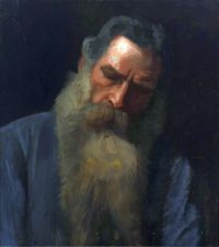 Tuxen Laurits Portrait Of An Elderly Man