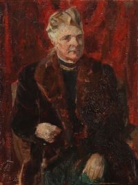 Tuxen Laurits Portrait Of Maren Bendixen 1920