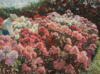 Tuxen Laurits Rhododendron In Tuxen S Garden canvas print