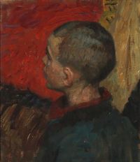 دراسة Tuxen Laurits لرأس صبي Ca. 1915