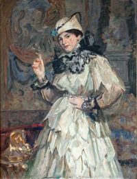 Tuxen Laurits The Artist S Daughter In Fancy Dress 1925 canvas print