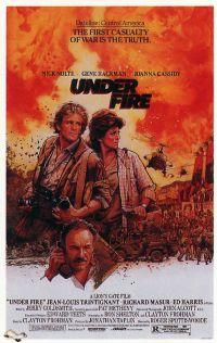 Poster del film Under Fire 1983 stampa su tela