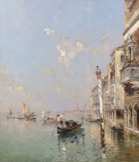 Unterberger Franz Richard Canale Della Giudecca In Venedig canvas print