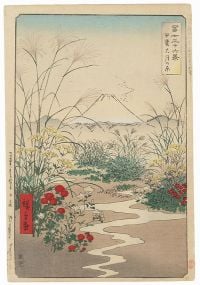 Utagawa Hisroshige The Otsuki Plain In Kai Province canvas print