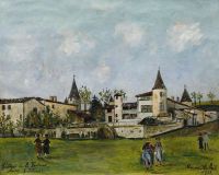 Utrillo Maurice Chateau De La Fontaine Anse canvas print