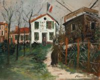 Utrillo Maurice Chemin De Moulin Sannois canvas print