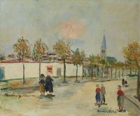Utrillo Maurice Eglise De Montmagny canvas print