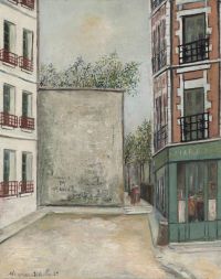 Utrillo Maurice La Belle Gabrielle Rue Saint Vincent Montmartre Ca. 1916 canvas print