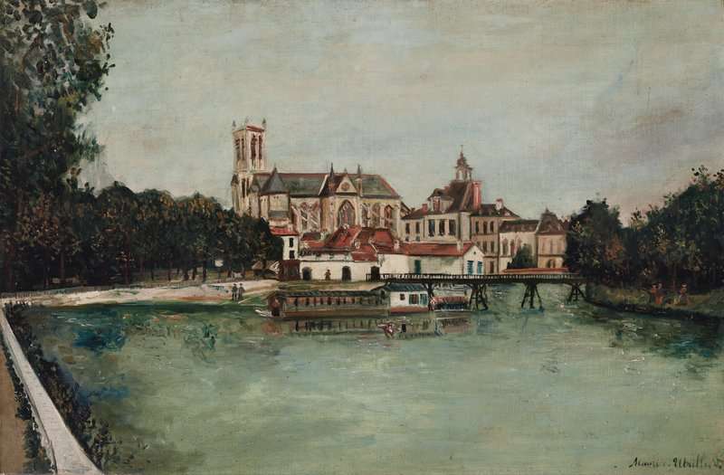 Utrillo Maurice Marne Meaux canvas print