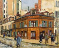 أوتريلو موريس مونبارناس لوحة قماشية باريس 1924