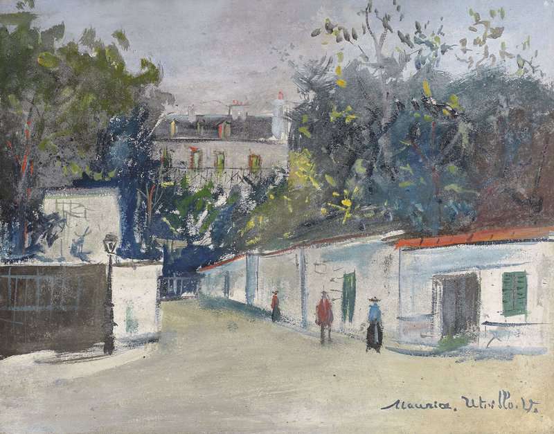 Utrillo Maurice Rue A Montmartre Ca. 1919 canvas print