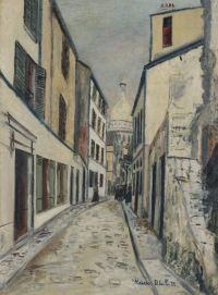 Utrillo Maurice Rue Saint Rustique Ca. 1919