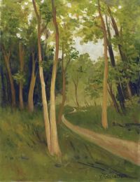 Vallotton Felix Track In The Bois De Boulogne canvas print