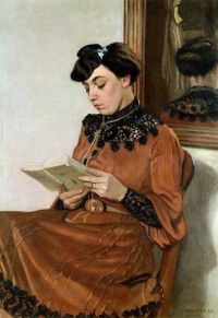 Vallotton Felix Woman Reading 1906 canvas print