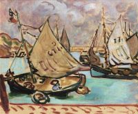 Valtat Louis Barques A Port En Bessin Ca. 1907 canvas print