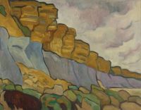 Valtat Louis Los acantilados de las rocas ocres Ca. 1909