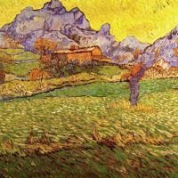 Van Gogh Een weide in de bergen Le Mas De Saint-paul