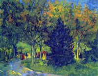 Van Gogh Allee In The Park canvas print