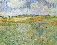 Van Gogh Auvers avec des nuages ​​de pluie