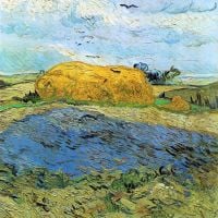 Granero de Van Gogh en un día lluvioso