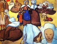 Donne bretoni di Van Gogh dopo Emile Bernard