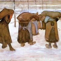 Van Gogh Kolendragende Dames