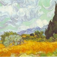 Campo de maíz de Van Gogh con Chipres