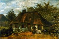 Van Gogh Cottage canvas print