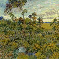 Van Gogh Sunset Montmajour - 1888