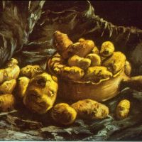 Cuencos de barro Van Gogh