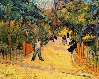 Van Gogh Entrance To The Public Park In Arles canvas print