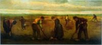 Van Gogh Farmers canvas print