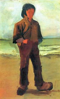 Van Gogh Pêcheur sur le rivage