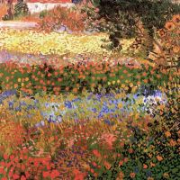 Van Gogh bloeiende tuin