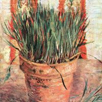 Van Gogh Flowerpot With Chives