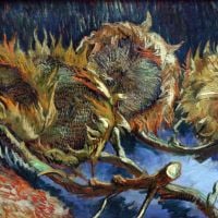 Van Gogh Vier zonnebloemen zijn ontkiemd