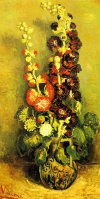 Les roses trémières de Van Gogh