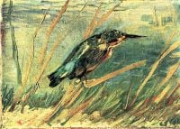 Van Gogh Kingfisher canvas print