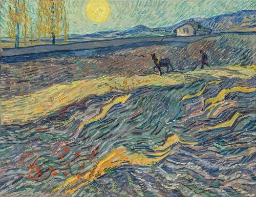 Van Gogh Laboureur Dans Un Champ canvas print