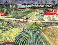Paesaggio di Van Gogh ad Auvers sotto la pioggia 2