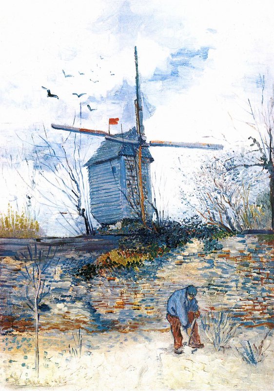 Van Gogh Le Moulin De La Galette 3 canvas print